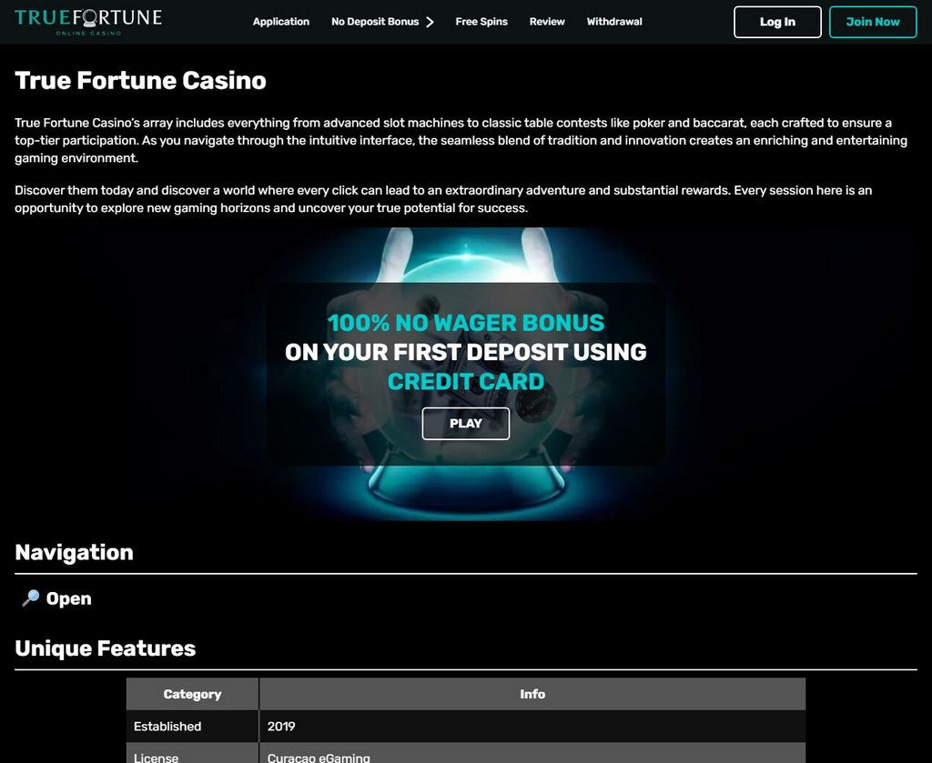 Casino True Fortune