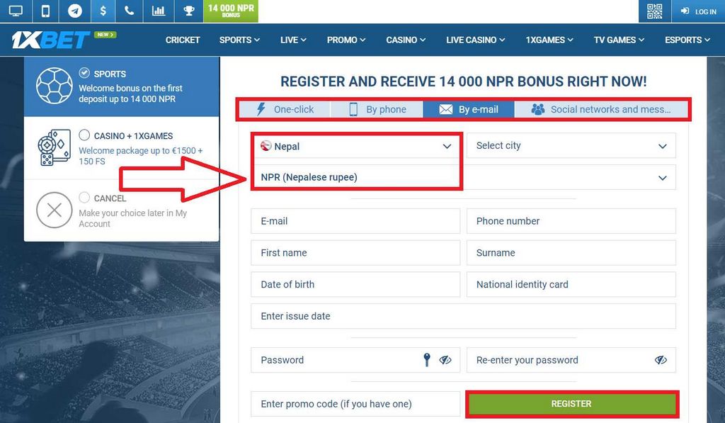 Memulai Perjalanan Kasino Anda di 1xBet