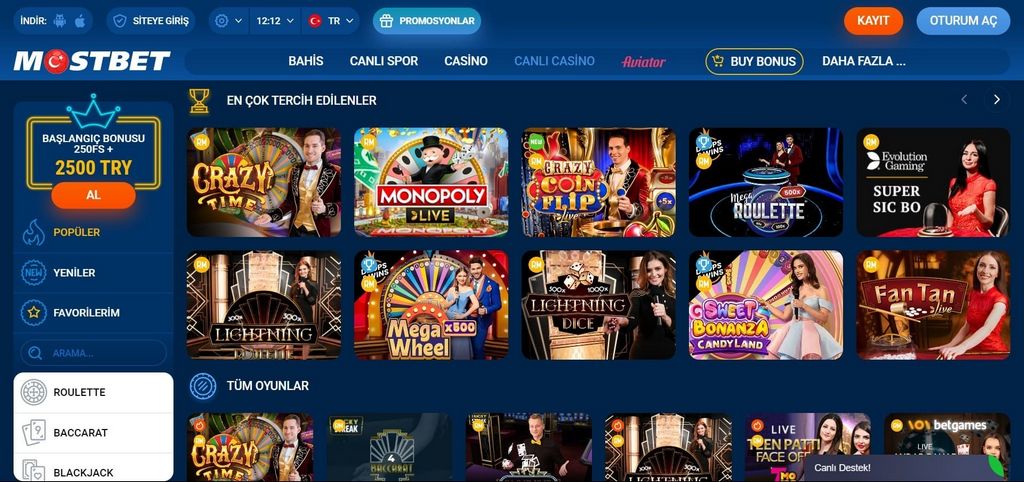 MostBet Coupon Code